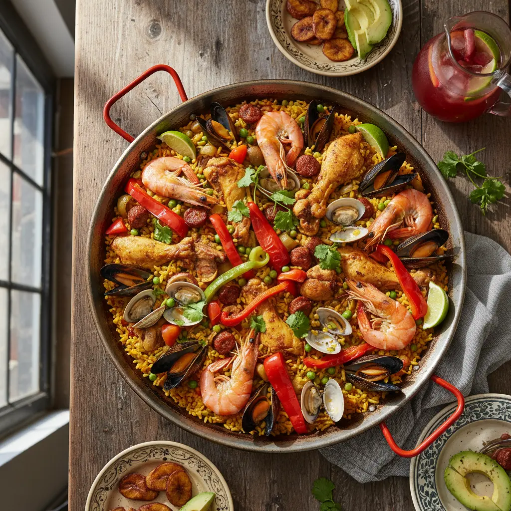 paella cubana