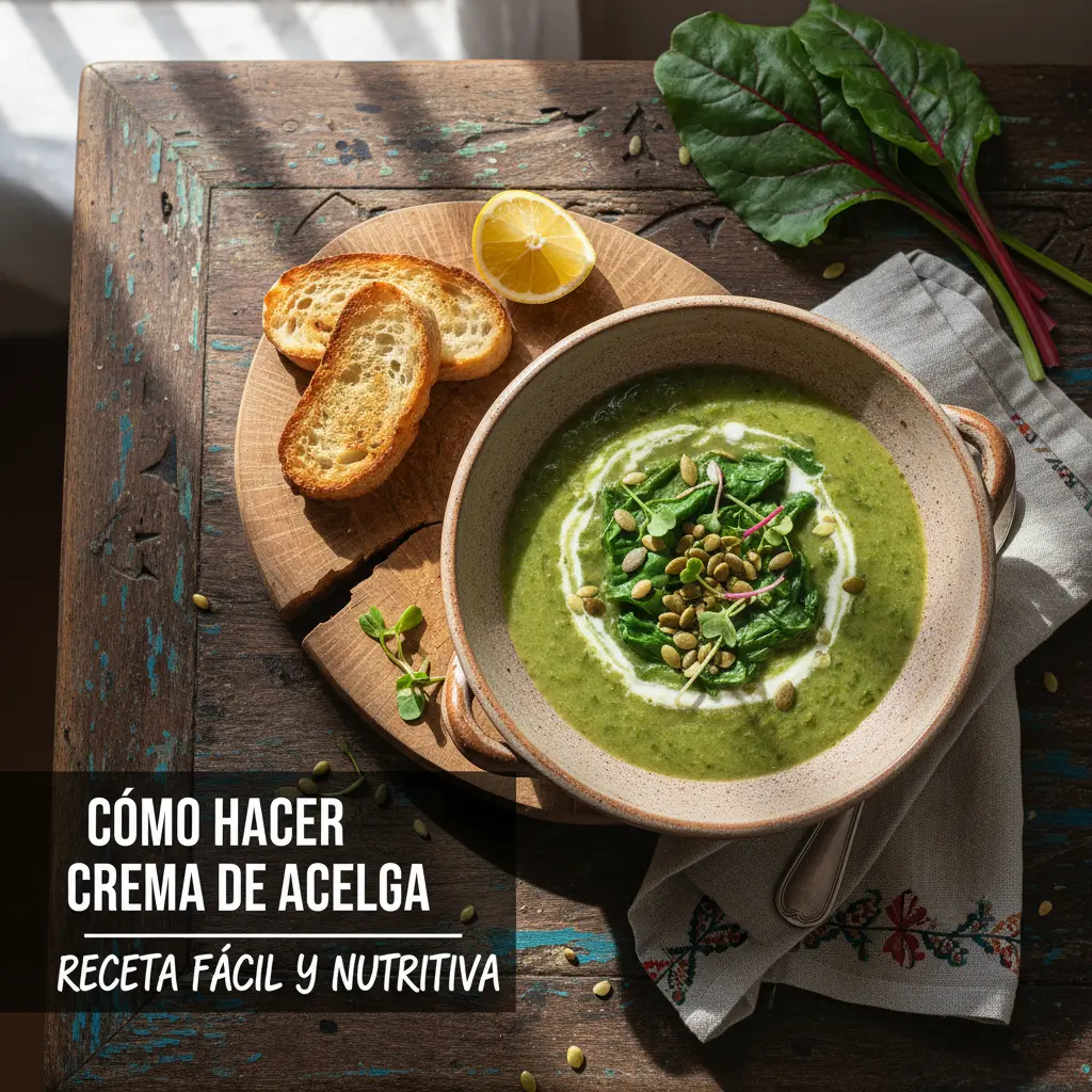 crema de acelga
