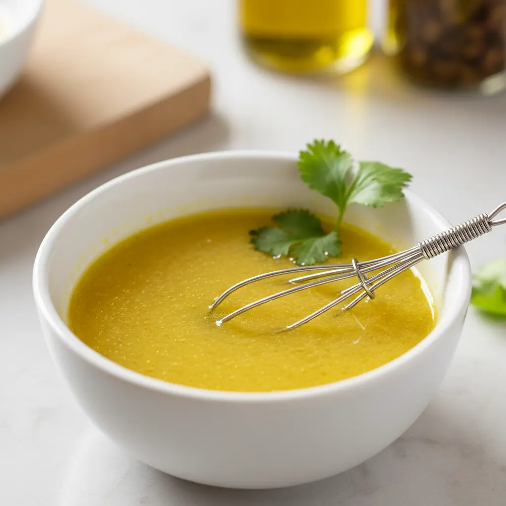 Vinaigreta de limón y aceite de oliva para ensalada de langosta Varadero.
