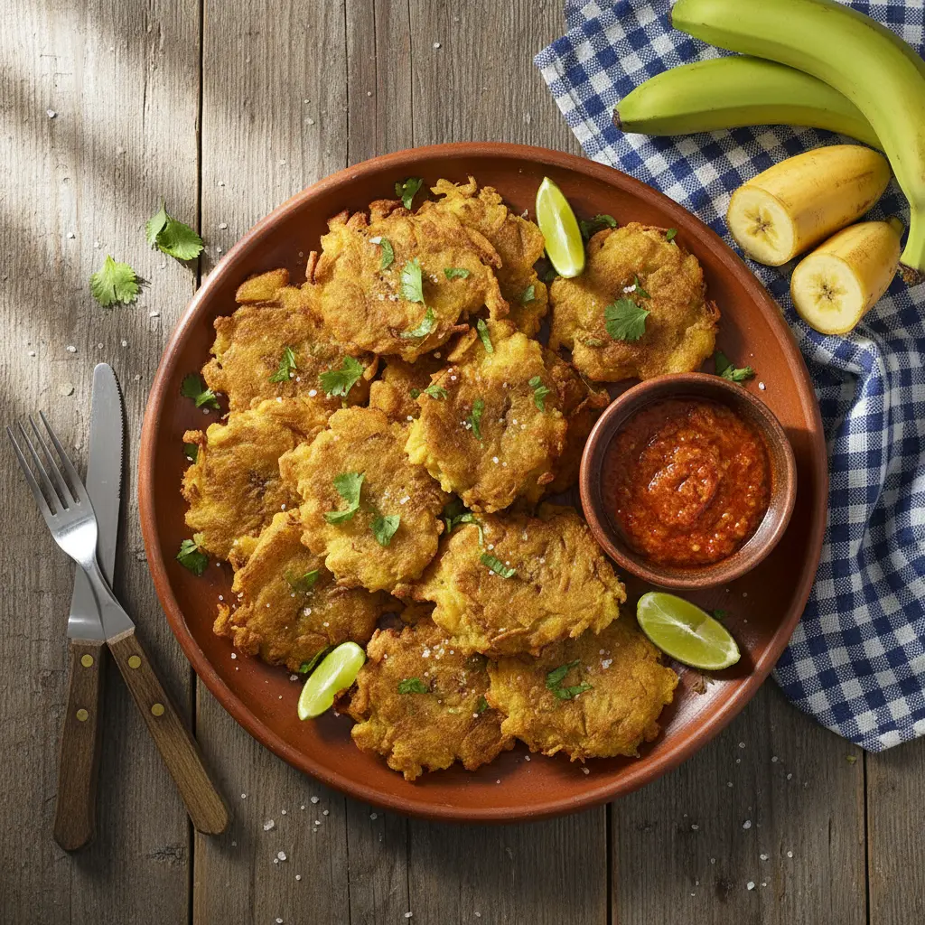 frituras de plátano