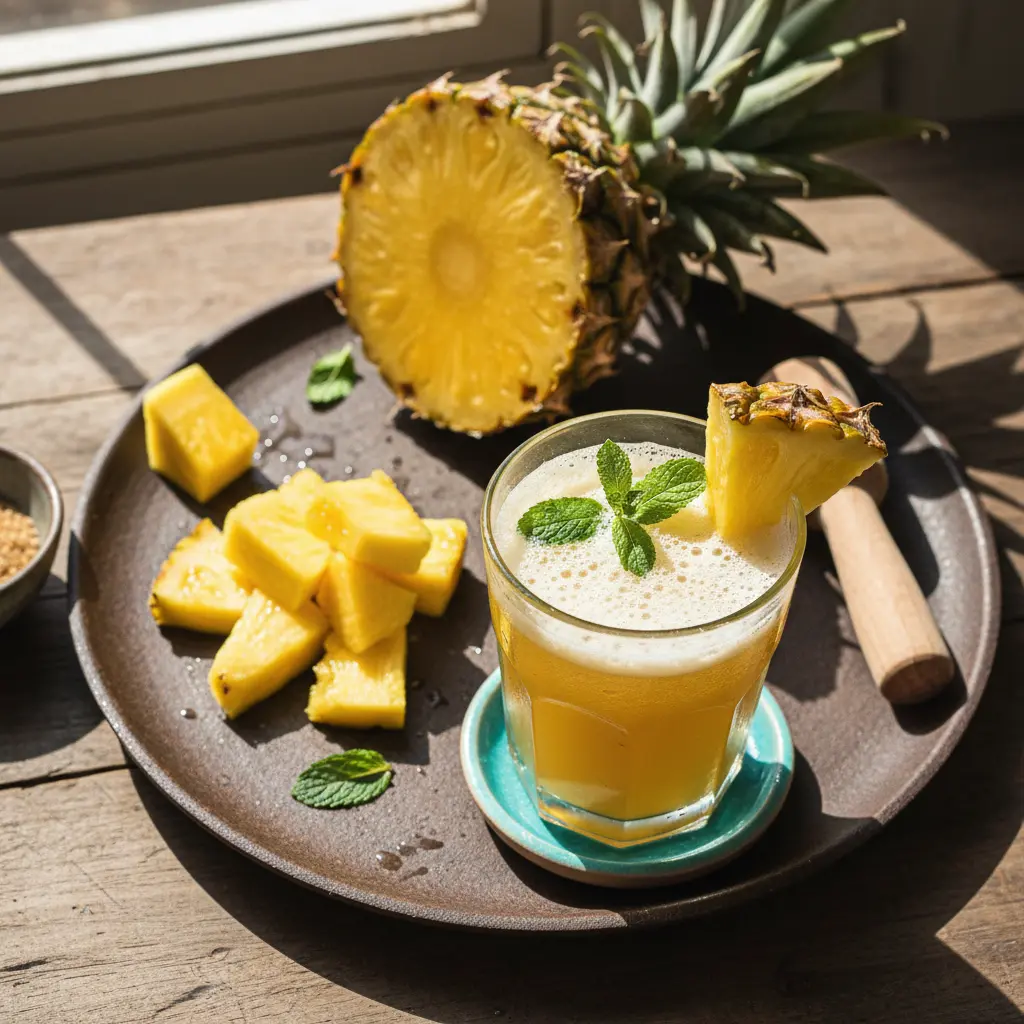 Cómo Hacer Jugo de Piña: Receta Sencilla jugo de piña