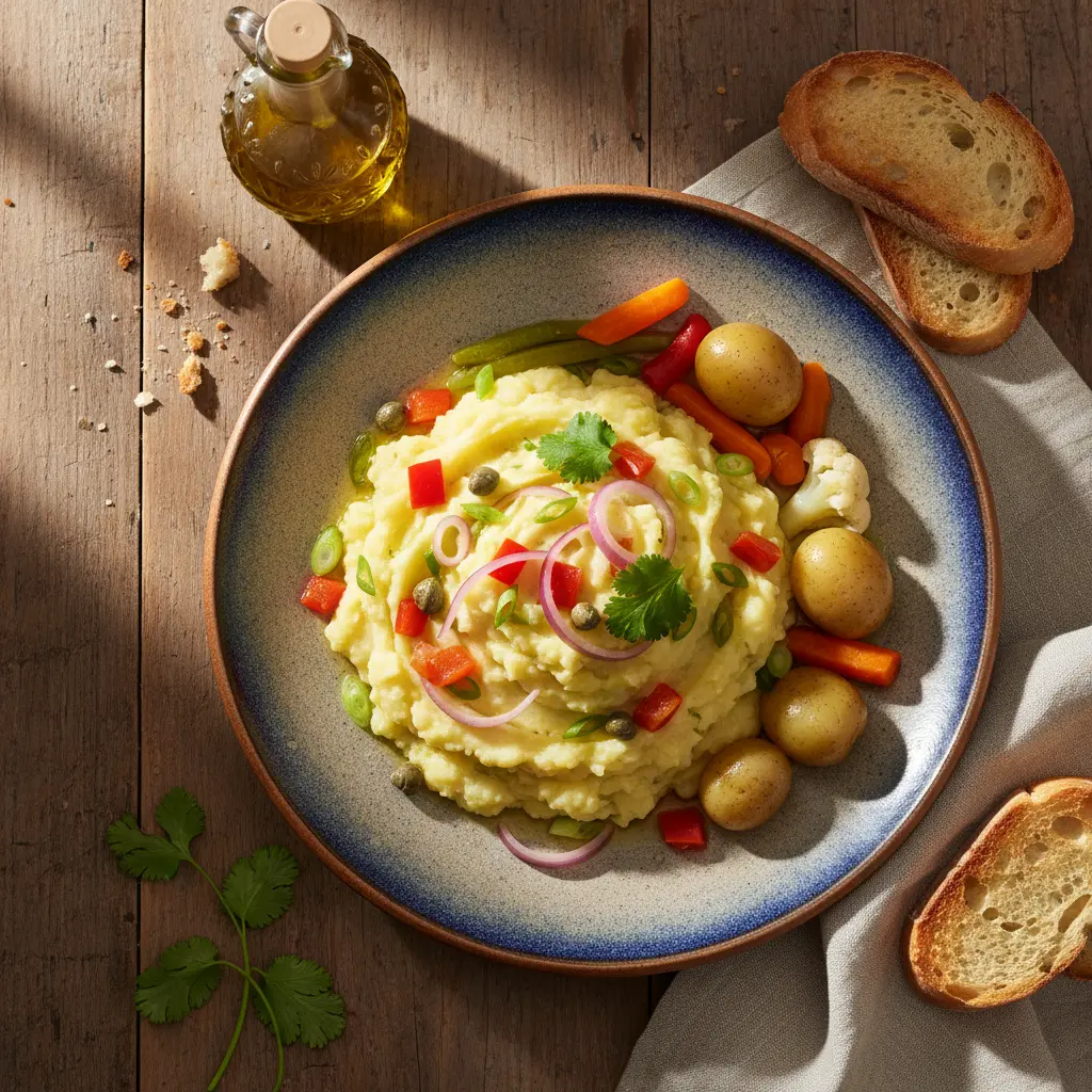 Cómo Hacer Pure de Papas en Escabeche: Receta Fácil pure de papas en escabeche