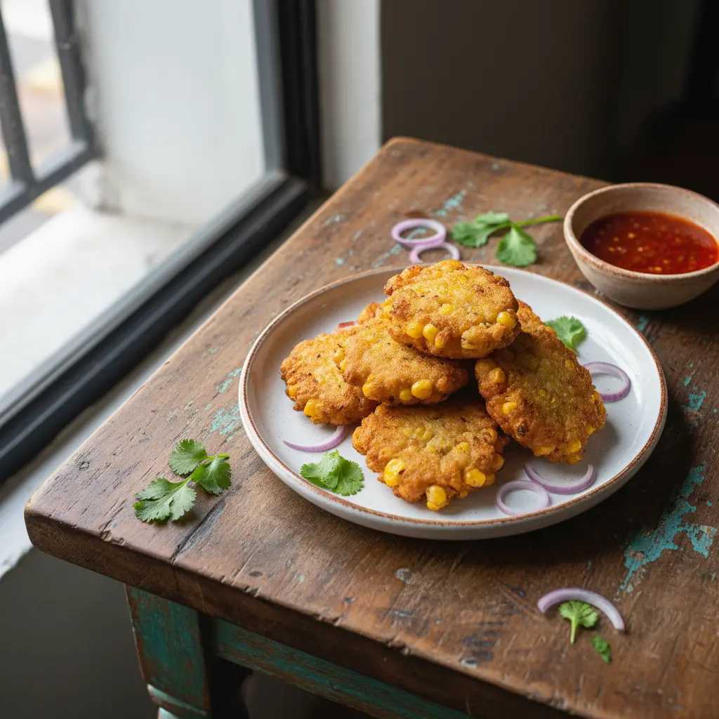 frituras de maíz tierno