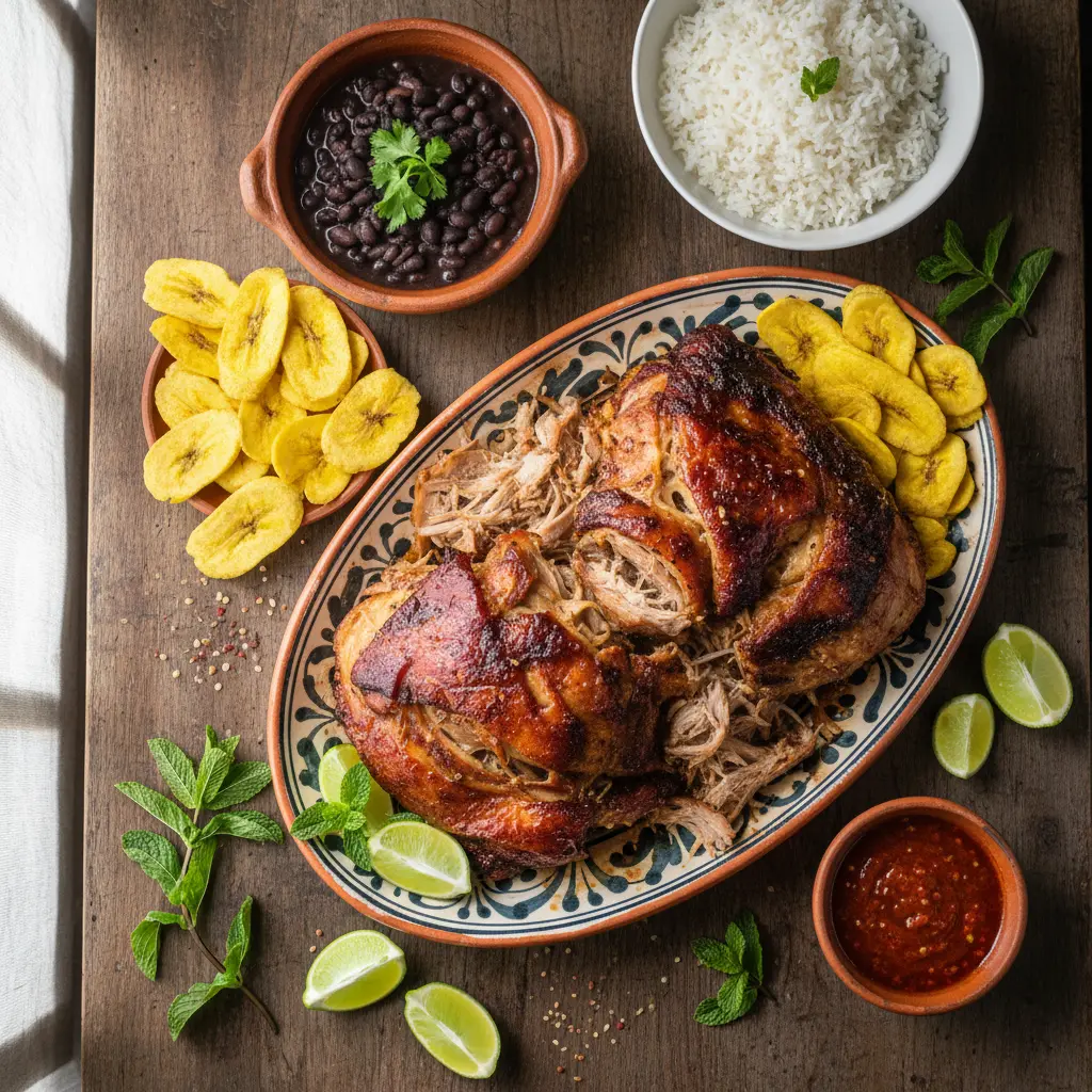 carne de cerdo asada