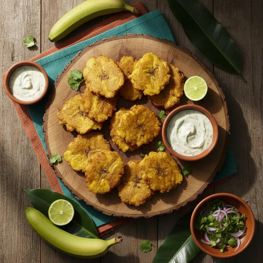 tostones de plátano