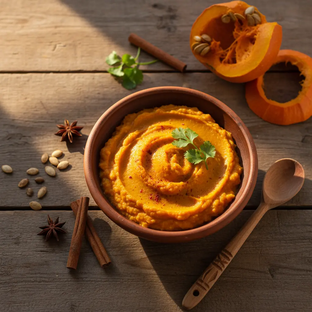 puré de calabaza cubano