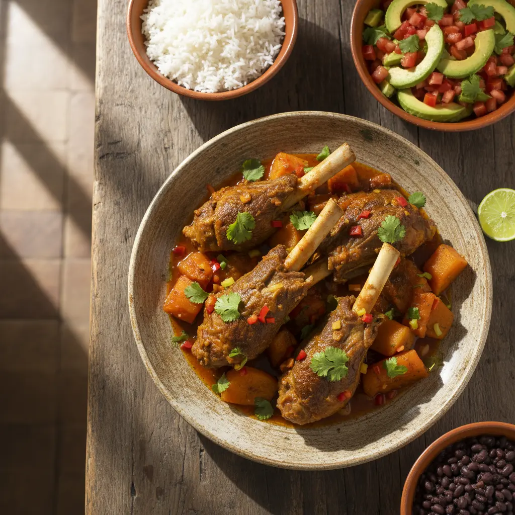 carnero a la campesina cubano