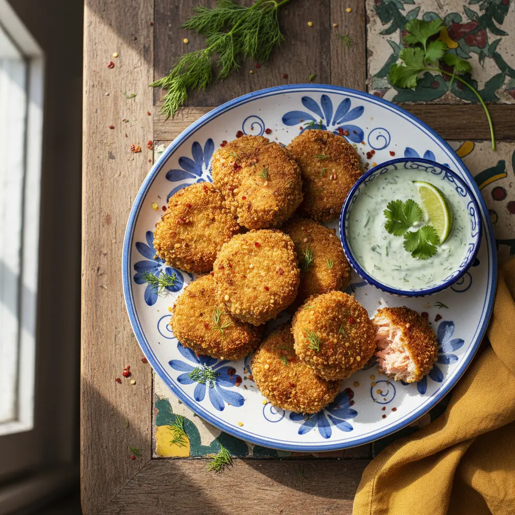 croquetas de salmón
